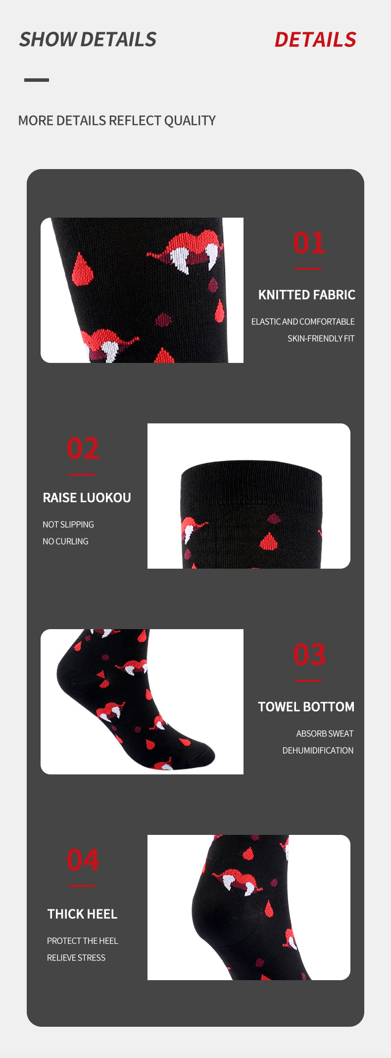 Halloween Compression Socks Outdoor Sports Cycling Running Elastic Calf Socks